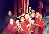 Young monks in Kham, Tibet